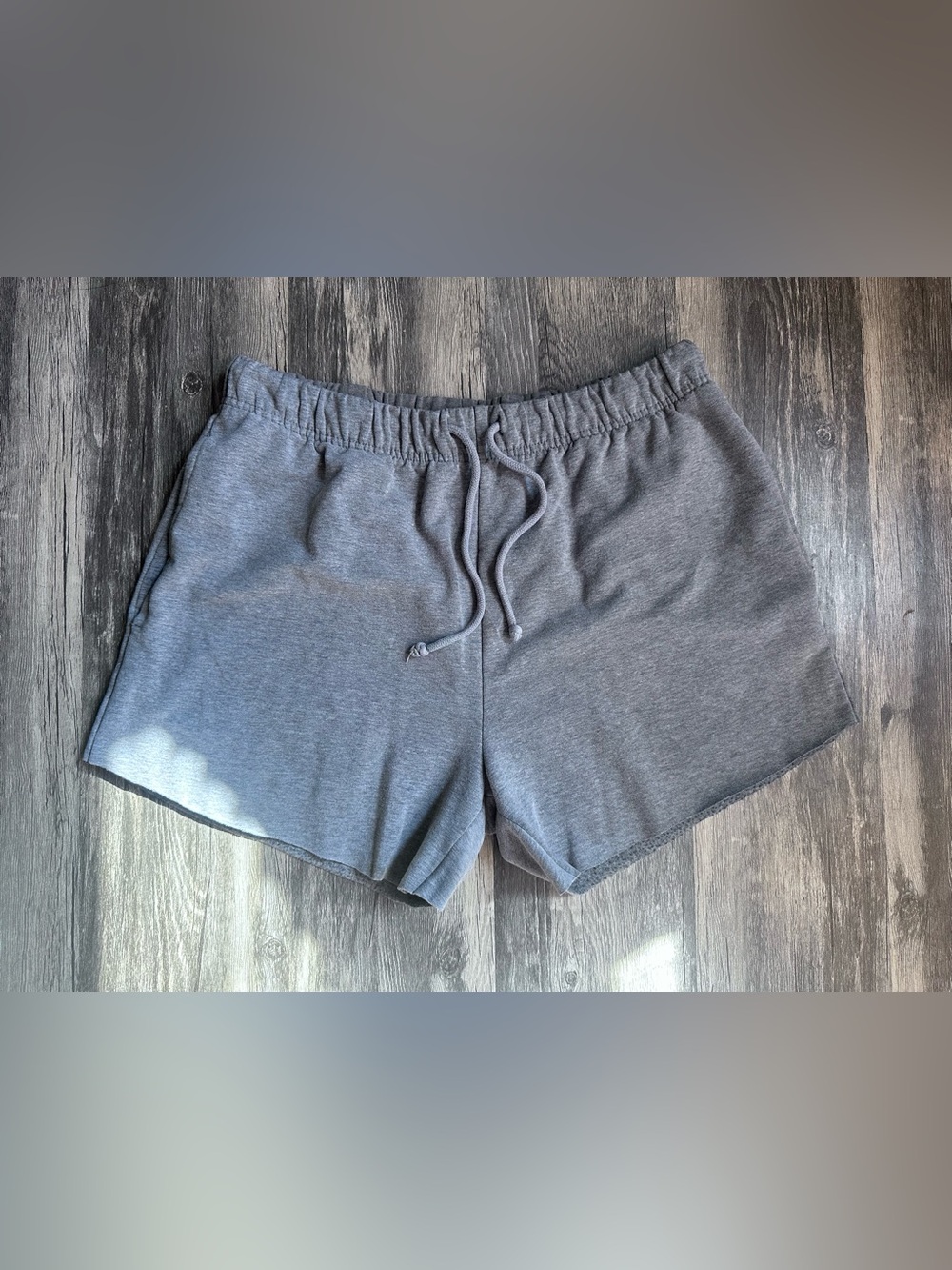 Aeropostale Women’s Gray Cotton Sweat Shorts – Size Medium Lounge Shorts